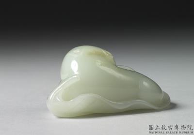 图片[2]-Jade paperweight in the shape of a cat, Late Ming to Qing dynasty-China Archive